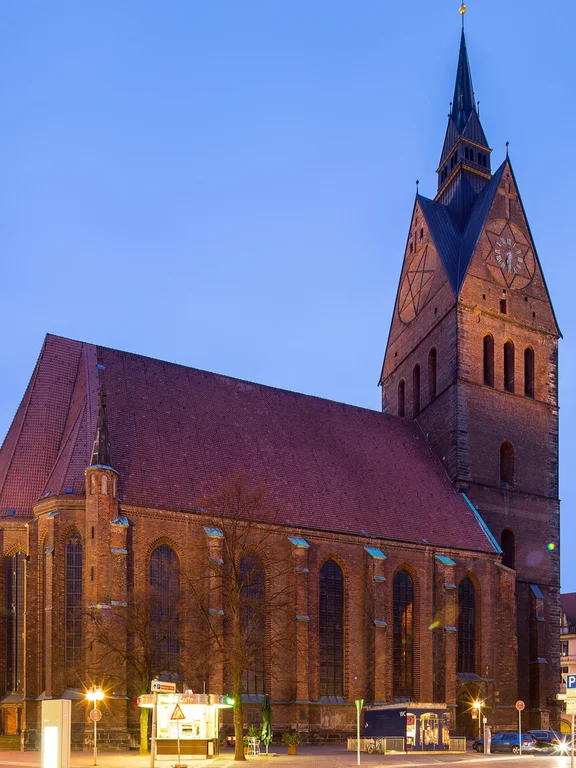 Außenansicht der Marktkirche in Hannover.